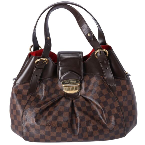 Louis Vuitton Handbags - Louis Vuitton Sistina GM Damier Ebene Shoulder Bag N41540 Canvas